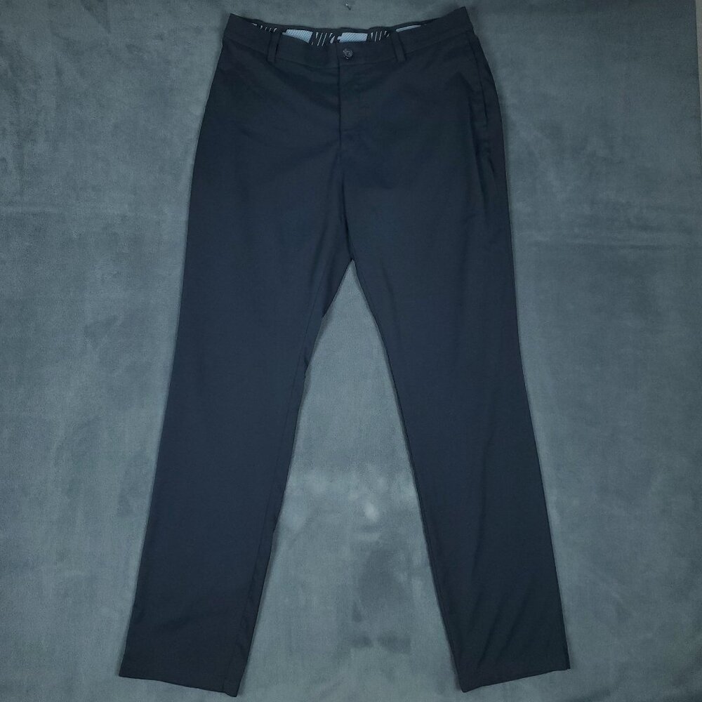 Nike Dri-FIT Golf Pants Mens 34x34 Black Performance Straight Leg Stretch